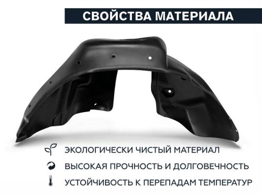 Подкрылок CHEVROLET Аveo 2004-2008 хб. (задний правый) Новлайн